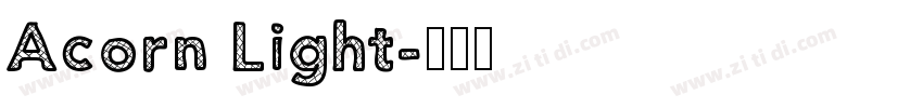 Acorn Light字体转换
